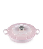 Le Creuset cast iron petal shallow casserole dish 26cm, imported from the UK