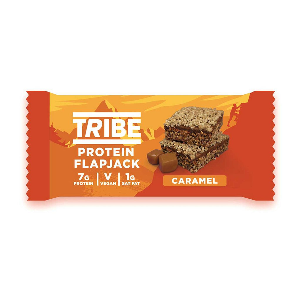 Tribe plant protein flapjack caramel 50g