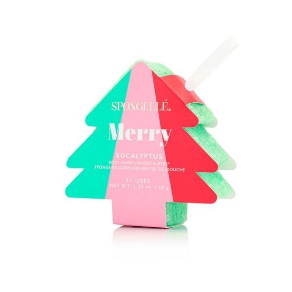Spongellé tree-shaped ornament buffer Merry Eucalyptus, UK version