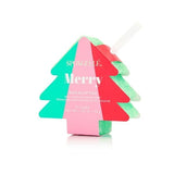 Spongellé tree-shaped ornament buffer Merry Eucalyptus, UK version