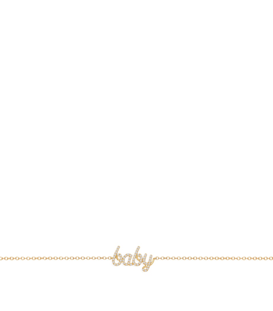 NOA Mini baby bracelet yellow gold diamond UK version