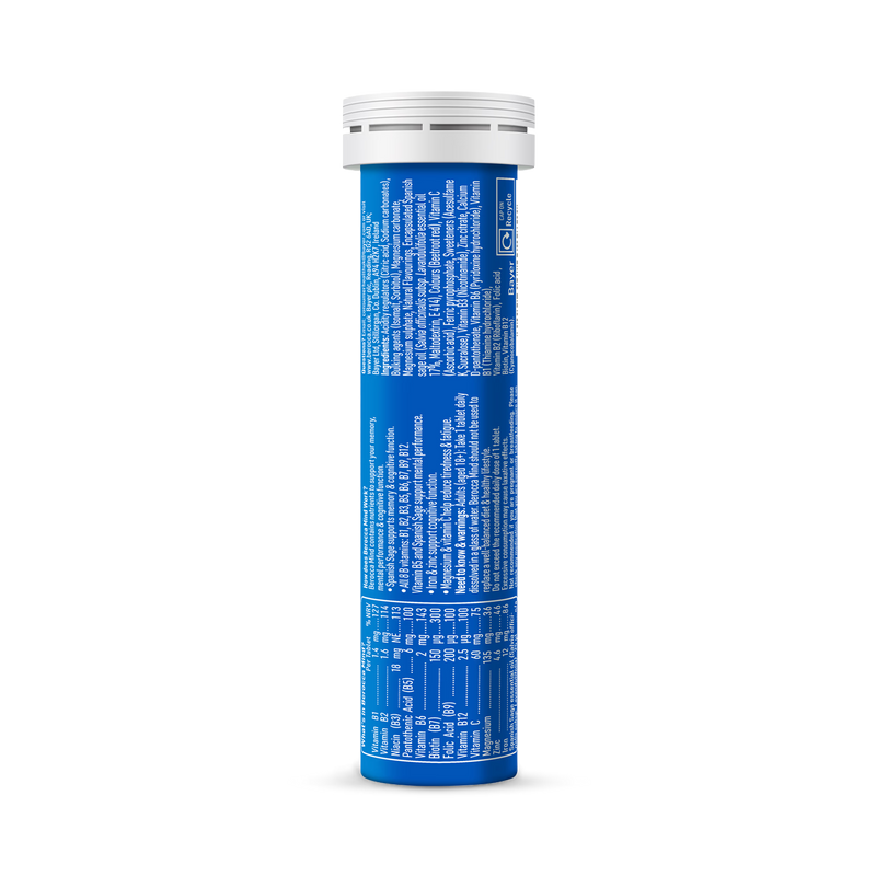 Berocca Mind effervescent tablets Berry 15 tablets (British brand)