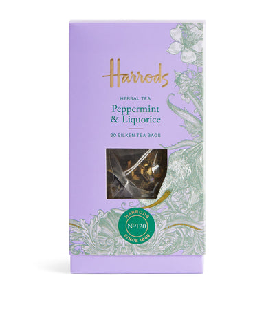 Harrods Harrods No. 120 Peppermint & Liquorice Herbal Tea Bags (20 Tea Bags)- Buy online at McGrocer