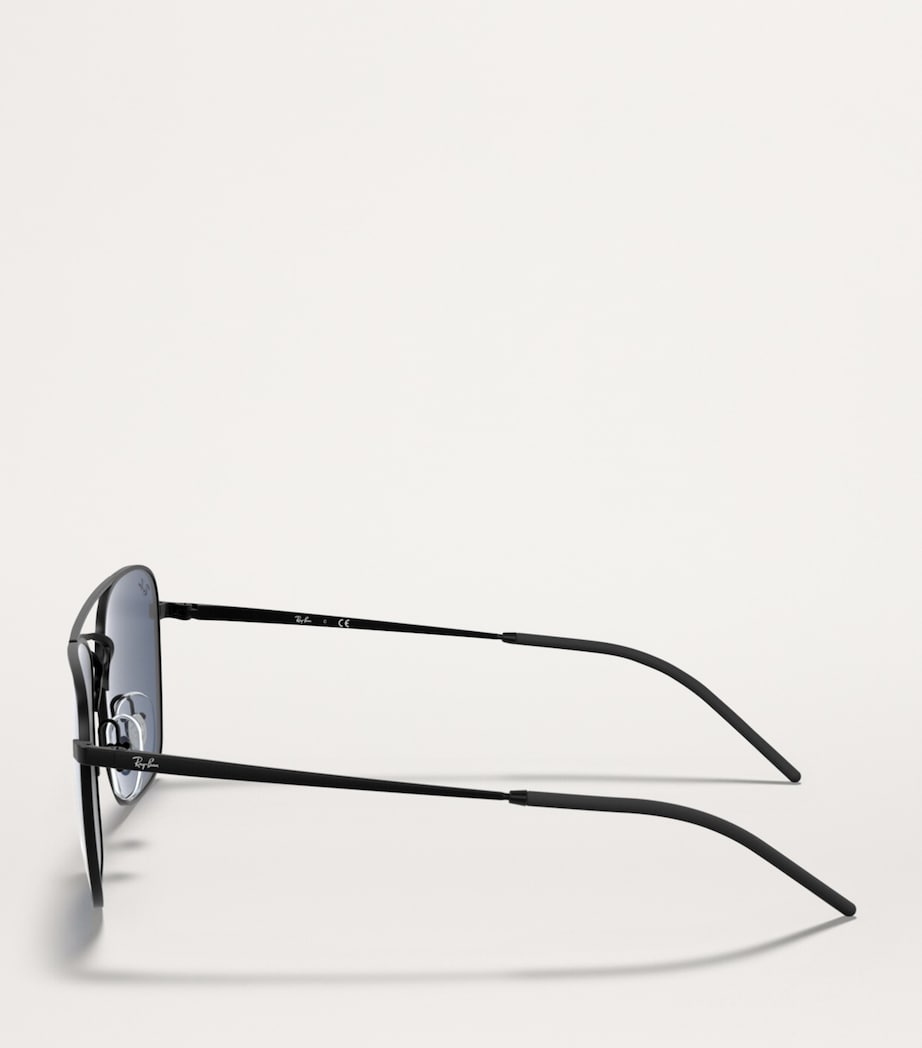 Ray-Ban metal square sunglasses, UK version