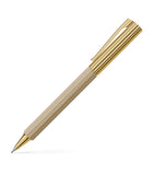 Graf von Faber-Castell gold-trim hornbeam wood mechanical pencil, UK version