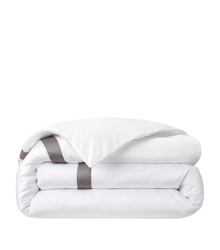 Yves Delorme Linea Platine duvet cover 200cm x 200cm (British brand)