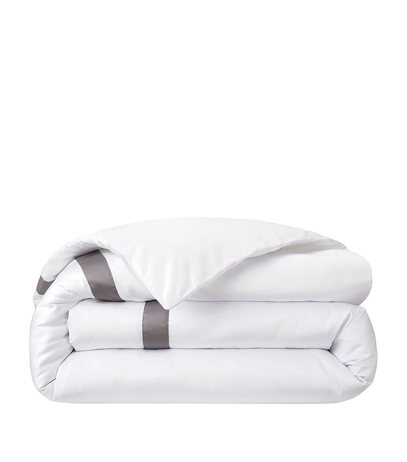 Yves Delorme Linea Platine duvet cover 200cm x 200cm (British brand)