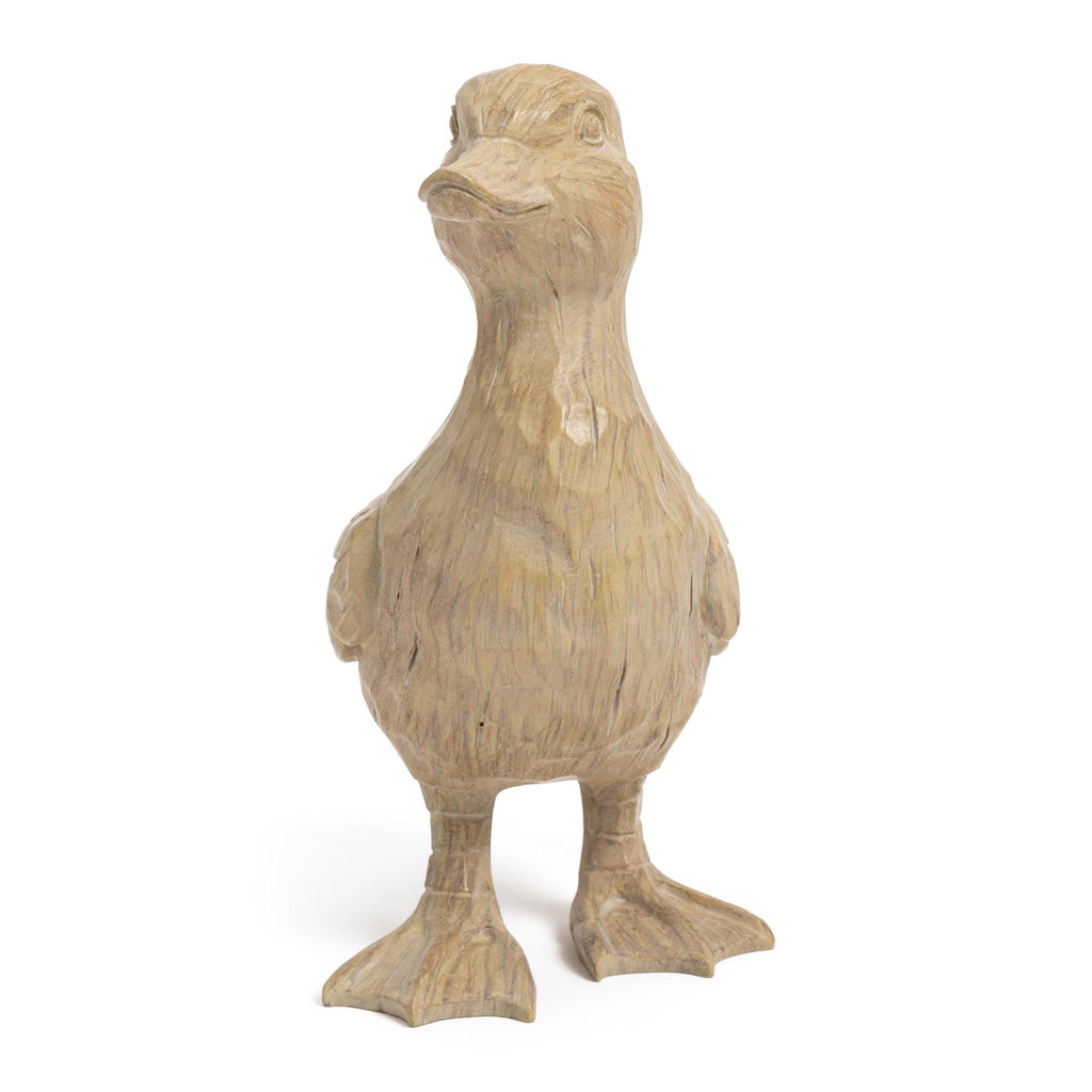 Sainsbury's Home Wooden Duckling Ornament - Natural