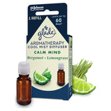 Glade Aromatherapy Calm Mind Bergamot+Lemongrass Cool Mist Oil Diffuser Refill 17.4ml GOODS Sainsburys   