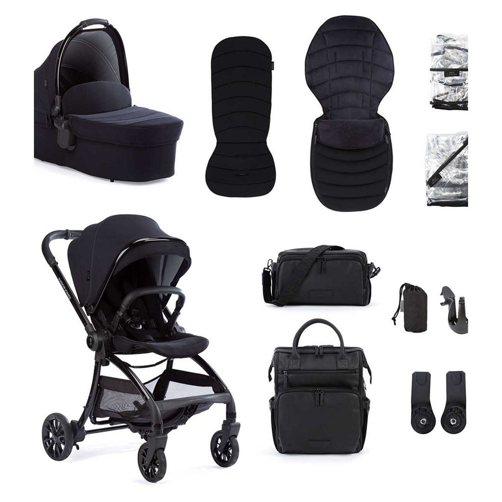 Junior Jones Aylo Luxury Stroller Bundle – Rich Black