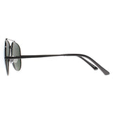 Montana MP185 black polarised pilot sunglasses (British brand)