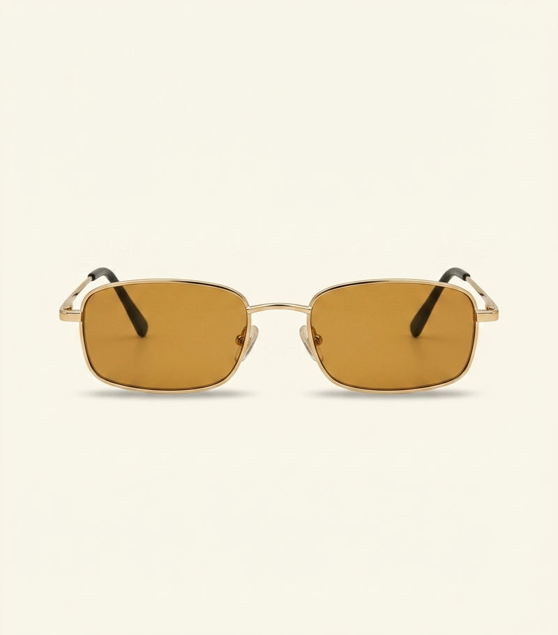 Prada rectangle sunglasses polarised lenses metal frame - British product