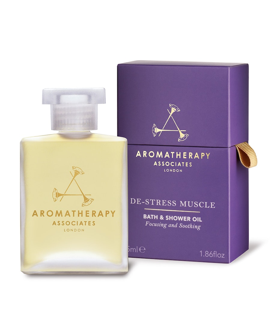 Aromatherapy Associates De-Stress Bath & Shower Oil 55ml, imported from the UK