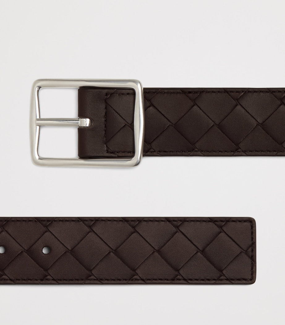 Bottega Veneta Intrecciato reversible leather belt 3.5cm - British product