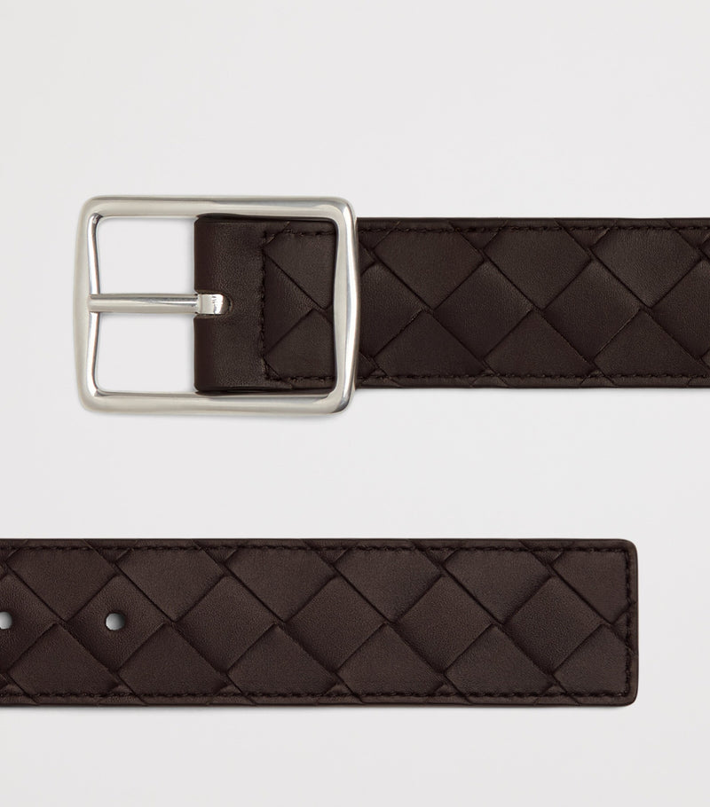 Bottega Veneta Intrecciato reversible leather belt 3.5cm - British product