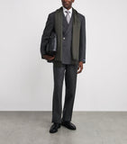 Brioni cashmere fringed scarf (British brand)