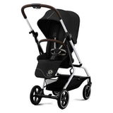 Cybex Gold Eezy S Twist +2 Compact Pushchair Moon Black Silver Frame GOODS Boots   