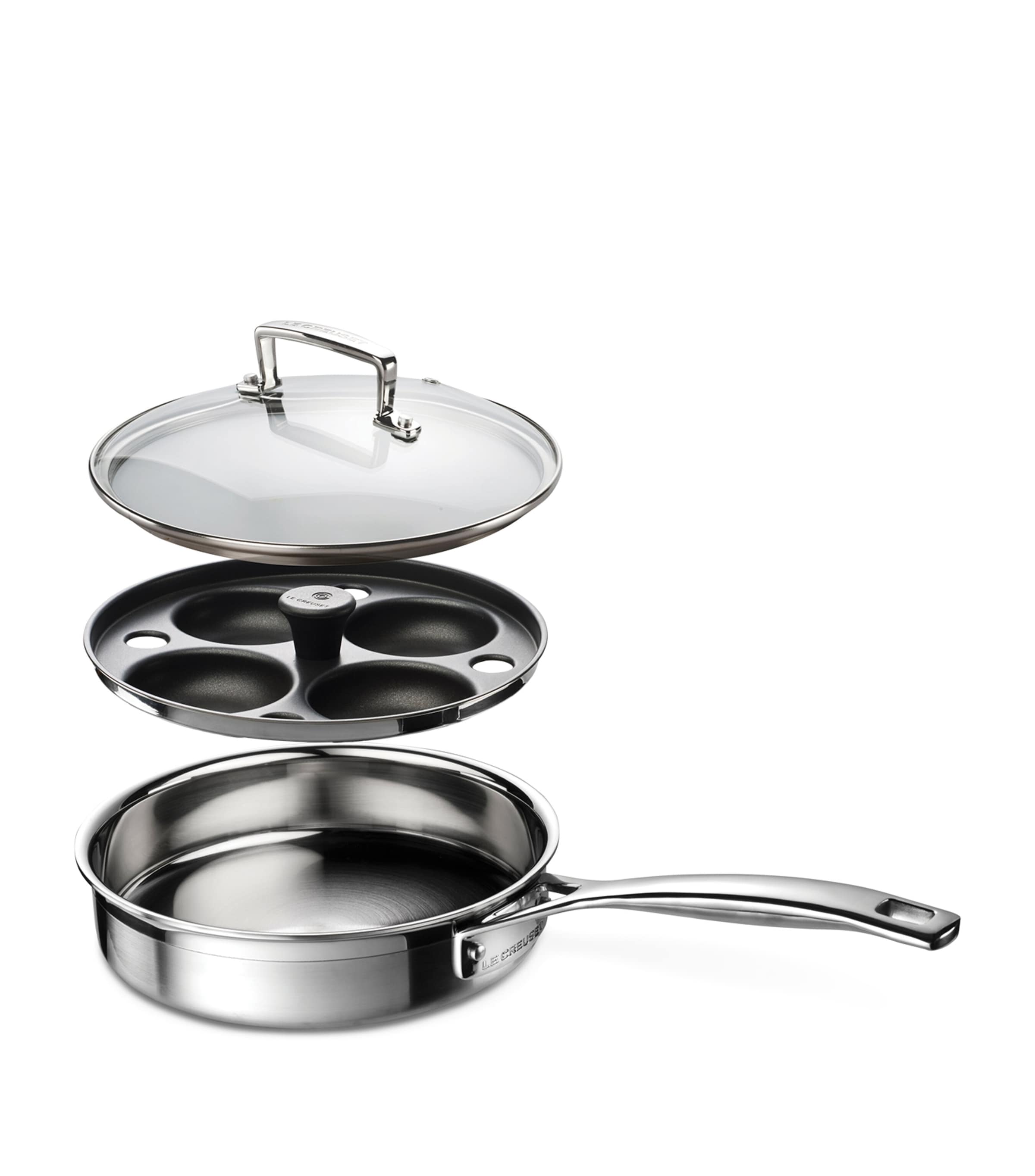 Le Creuset sauté pan with poaching insert 20cm, UK version