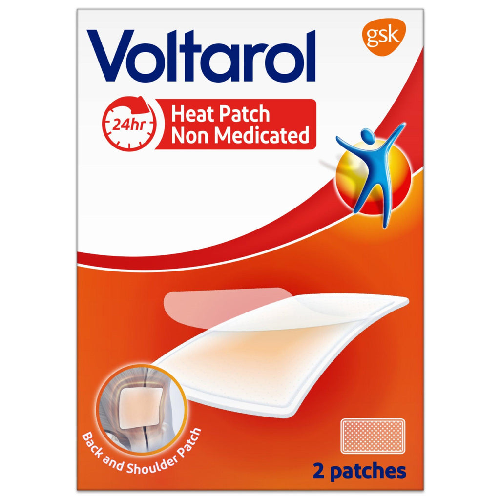 Voltarol Non Medicated Pain Relief Patches Heat Patch x2