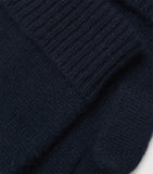 Harrods cashmere gloves with rib-knit detailing, made in Scotland, UK version