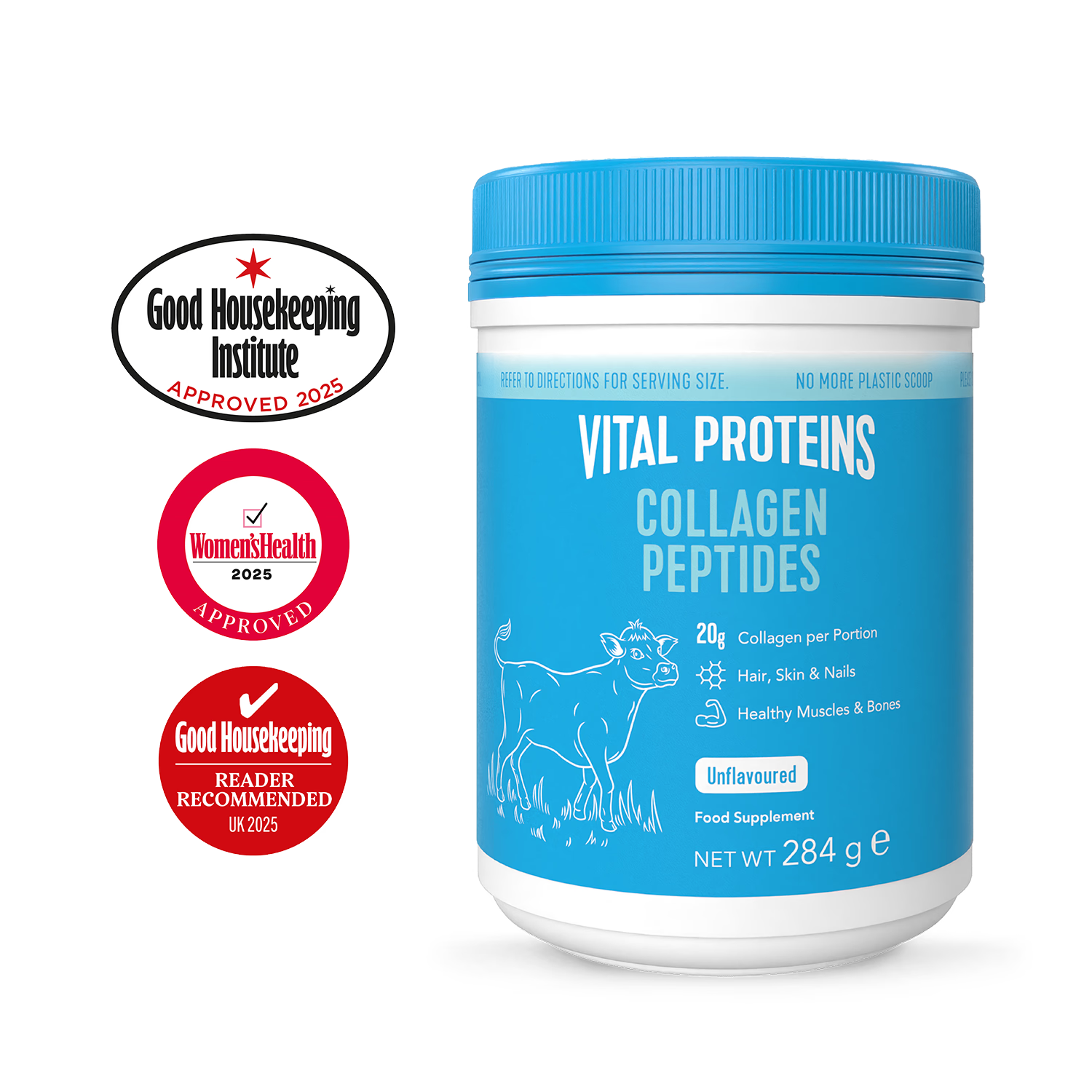 Vital Proteins Collagen Peptides Unflavoured 284g (British brand)