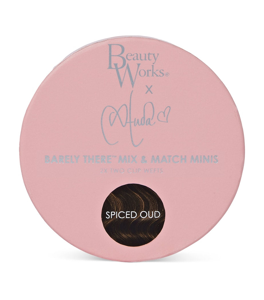Beauty Works Barely There Mix & Match Minis clip-in hair extensions 20-inch - British product