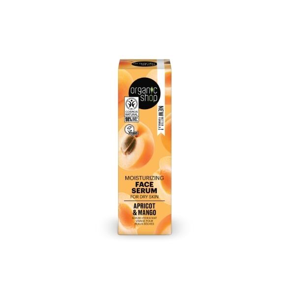 Organic Shop face serum dry skin 30ml, UK version