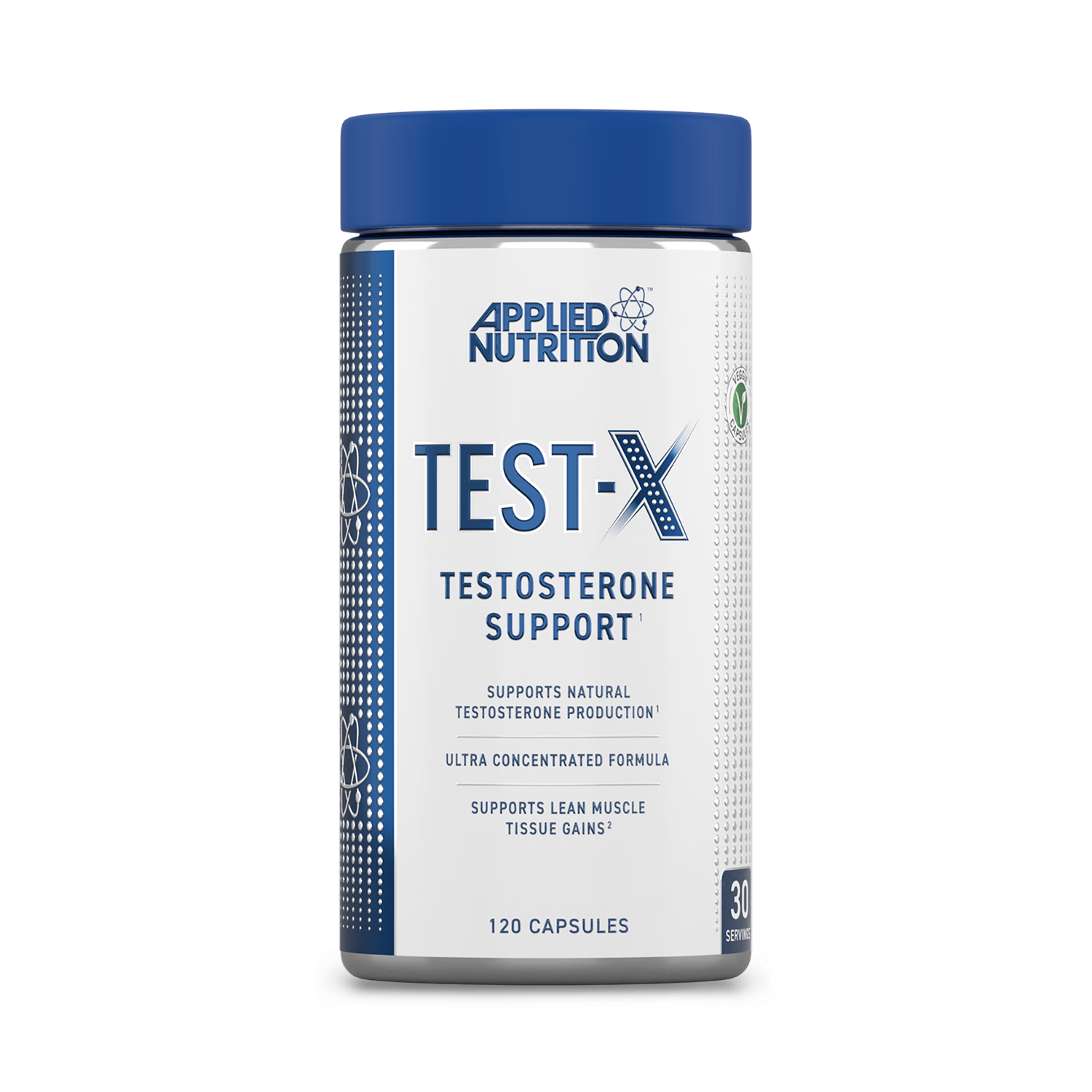 Applied Nutrition Test X testosterone support 120 capsules (British brand)