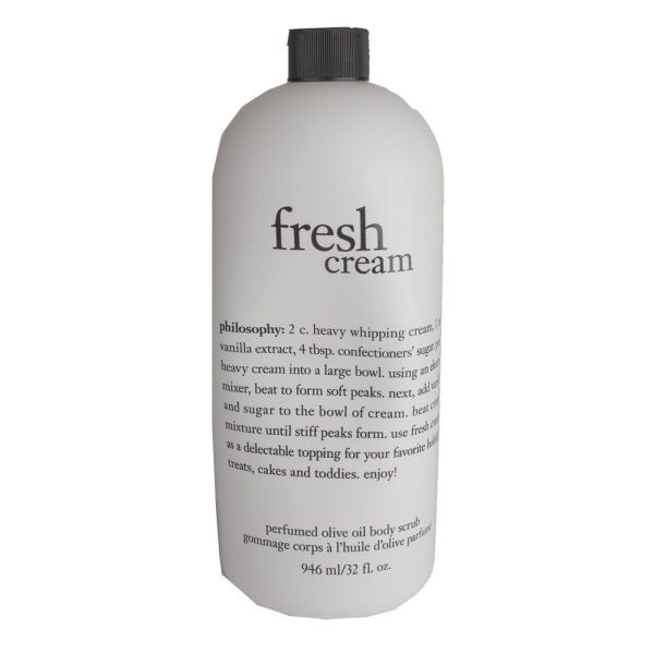 Philosophy Fresh Cream Perfumed Olive Oil Body Scrub 946ml GOODS Superdrug   