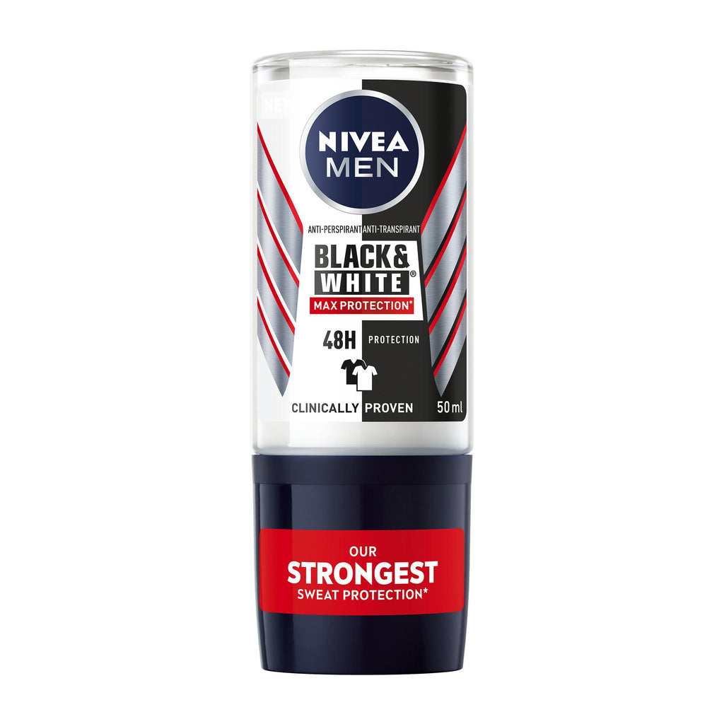 Nivea Men Black & White Max Protect Anti Perspirant Deodorant Roll On 50ml