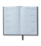 Smythson Panama leather weekly diary 2026, 14cm x 9cm (British brand)