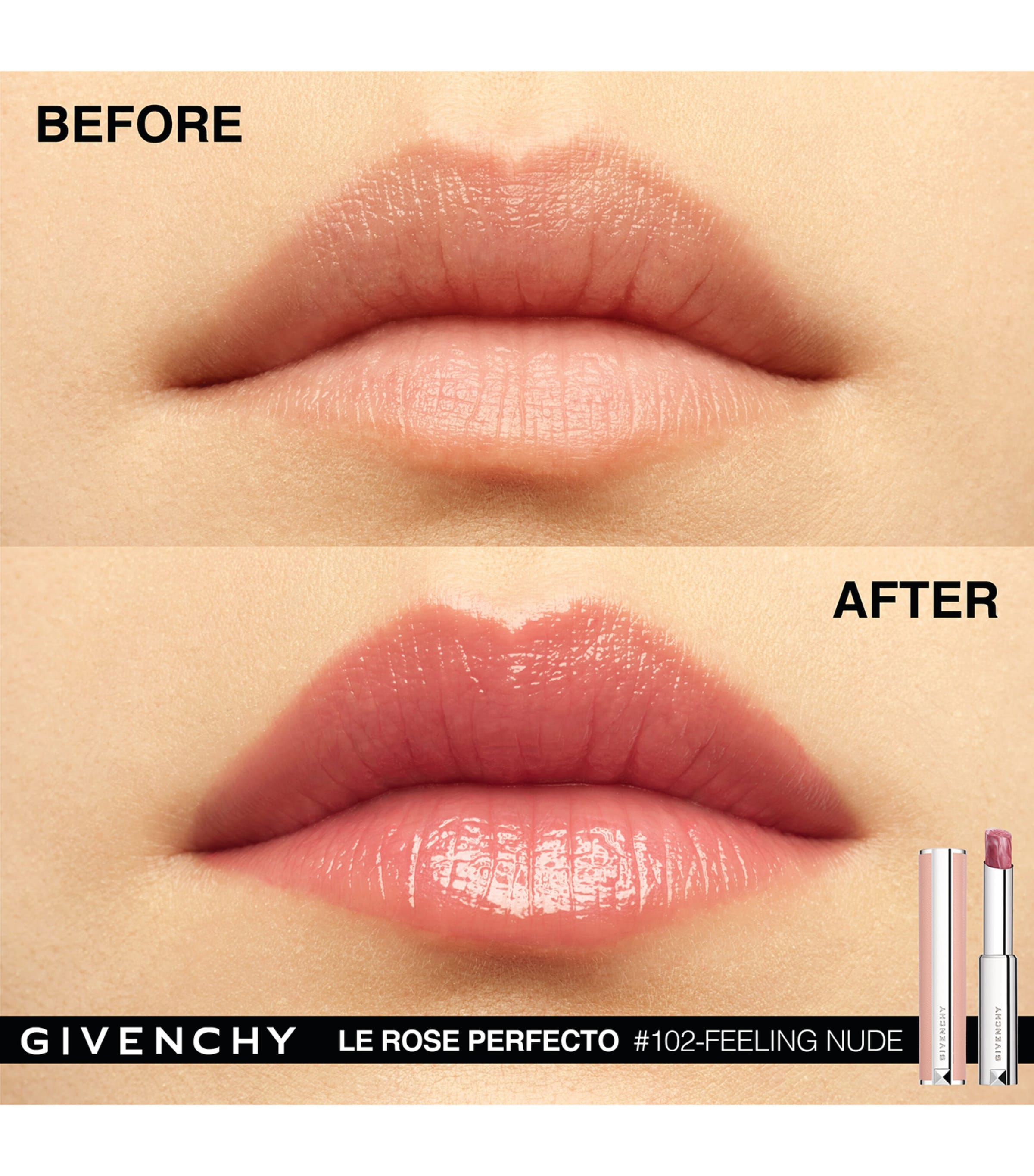 Givenchy Rose Perfecto Lip Balm - British product