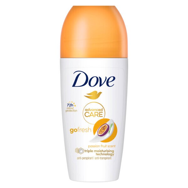 Dove Adv Antiperspirant Deodorant Roll on Passion fruit 50ml GOODS Superdrug   