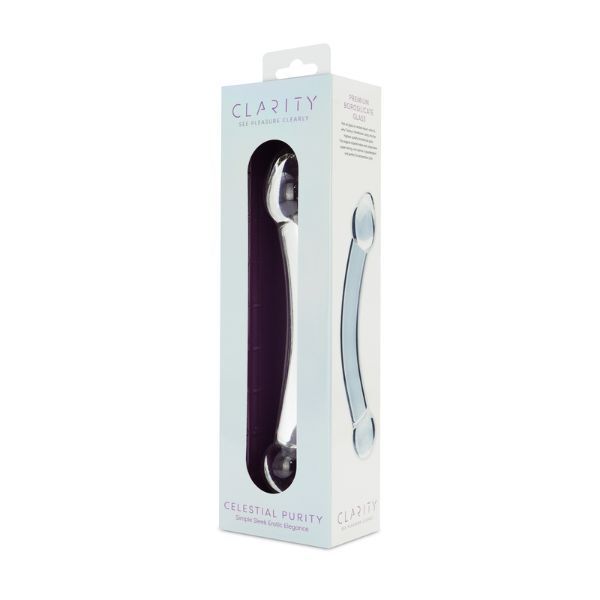 Clarity glass dildo Celestial Purity, imported from the UK