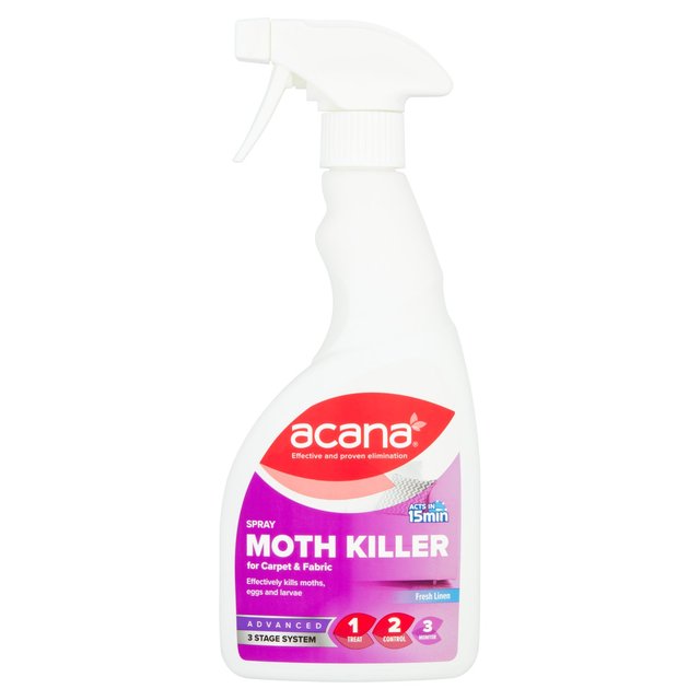 Acana Fragranced Carpet Moth Killer & Freshener Fresh Linen   500ml GOODS M&S   