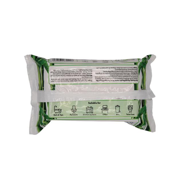 The Cheeky Panda 100% Bamboo Antibacterial Multi Surface Wipes   90 per pack