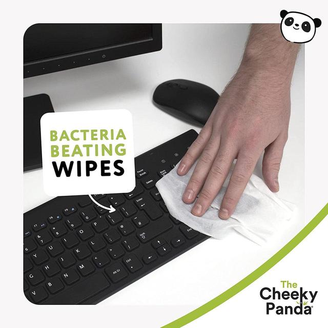 The Cheeky Panda 100% Bamboo Antibacterial Multi Surface Wipes   90 per pack GOODS M&S   