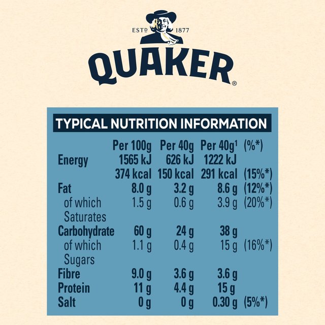 Quaker Rolled Oats Porridge Cereal   1kg Cereals M&S   