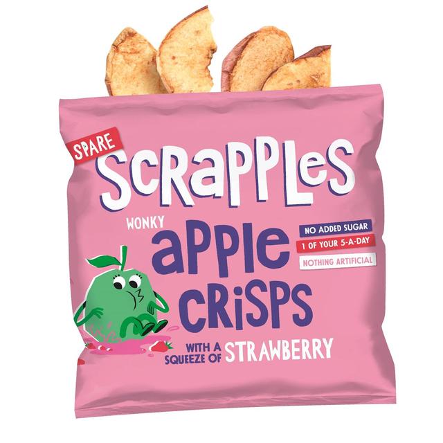 Scrapples Apple & Strawberry Fruit Crisps   12g GOODS M&S   