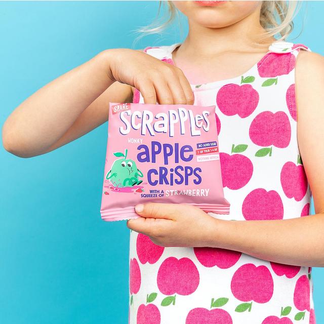 Scrapples Apple & Strawberry Fruit Crisps   12g