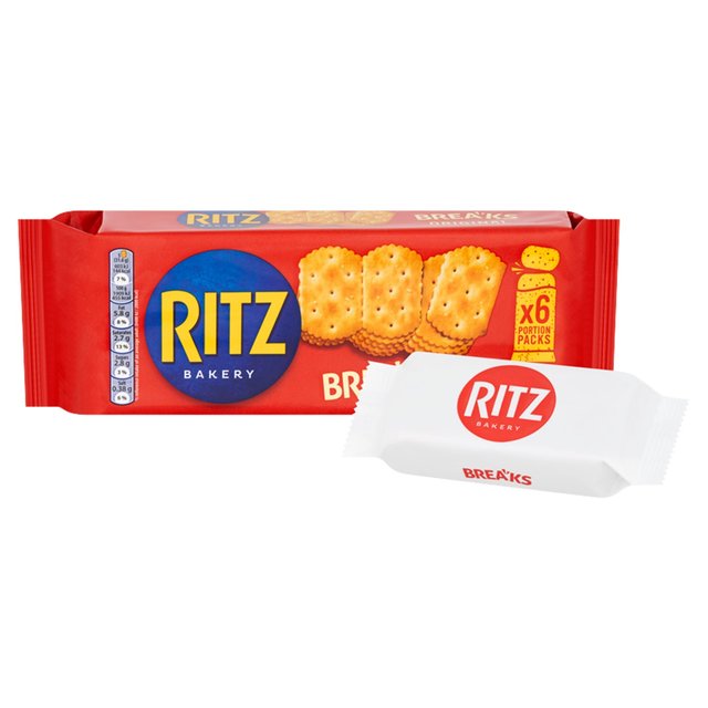 Ritz Breaks Original Crackers   6 x 31.6g