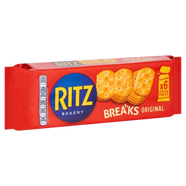 Ritz Breaks Original Crackers   6 x 31.6g