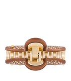 Alexandre de Paris gold-plated claw hair clip 7.5cm (British brand)