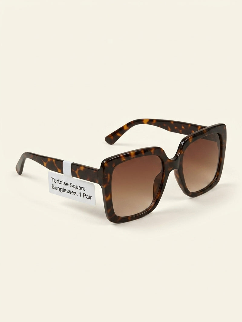 Gucci chunky square sunglasses with gradient lenses - British product