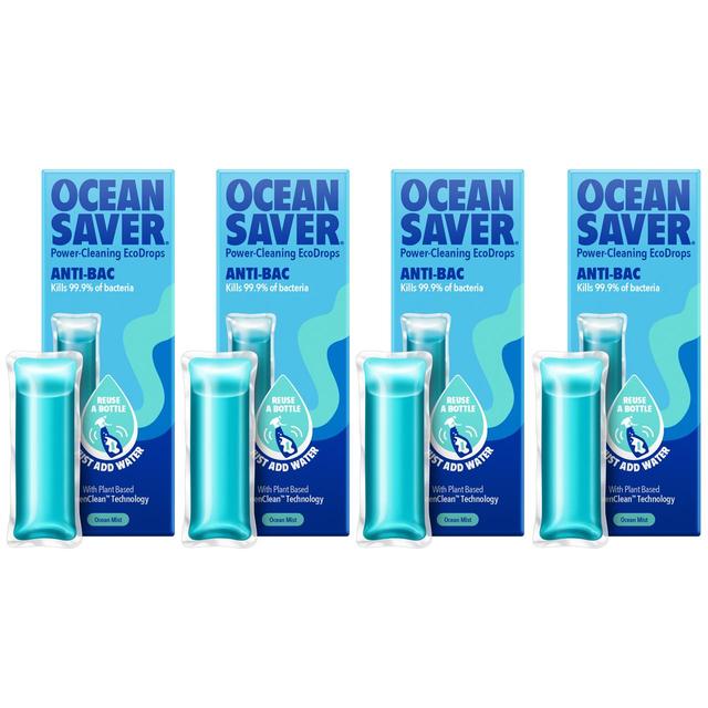 OceanSaver EcoDrop AntiBac Multipack   4 x 10ml GOODS M&S   