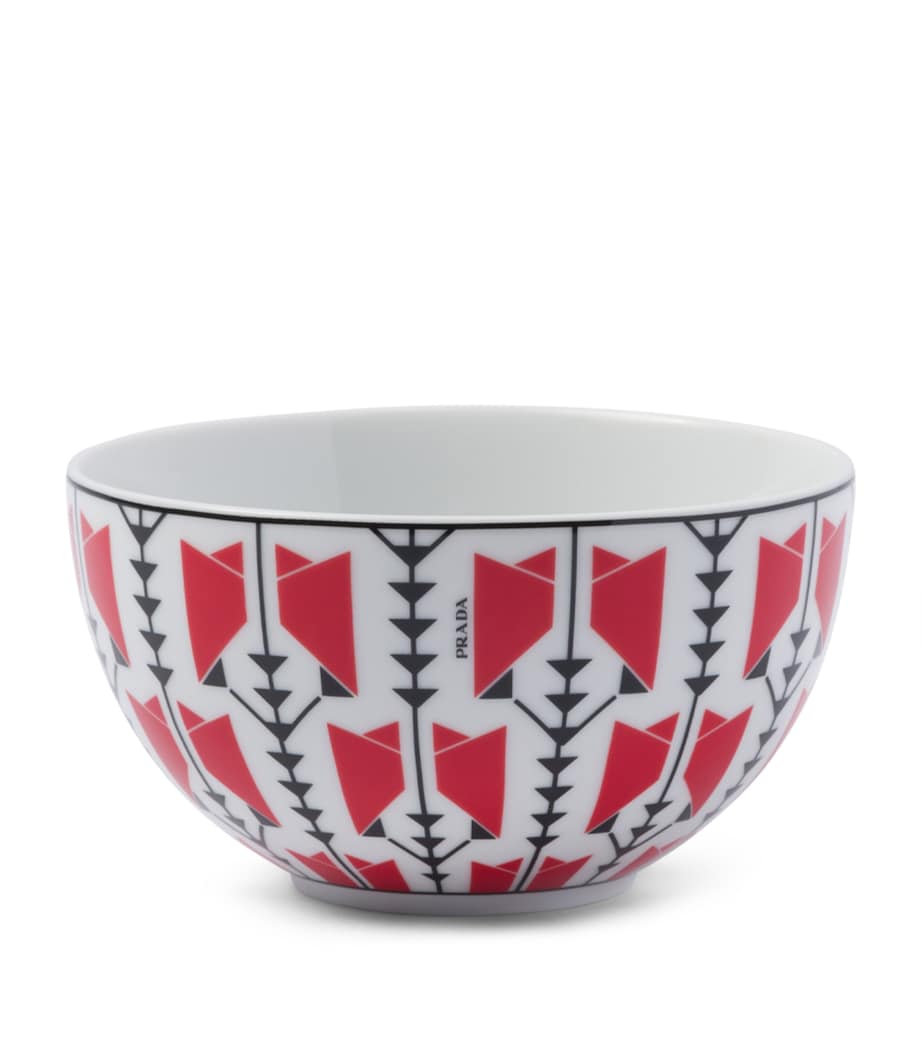 Prada Vienna Arrows cereal bowls 12cm, imported from the UK