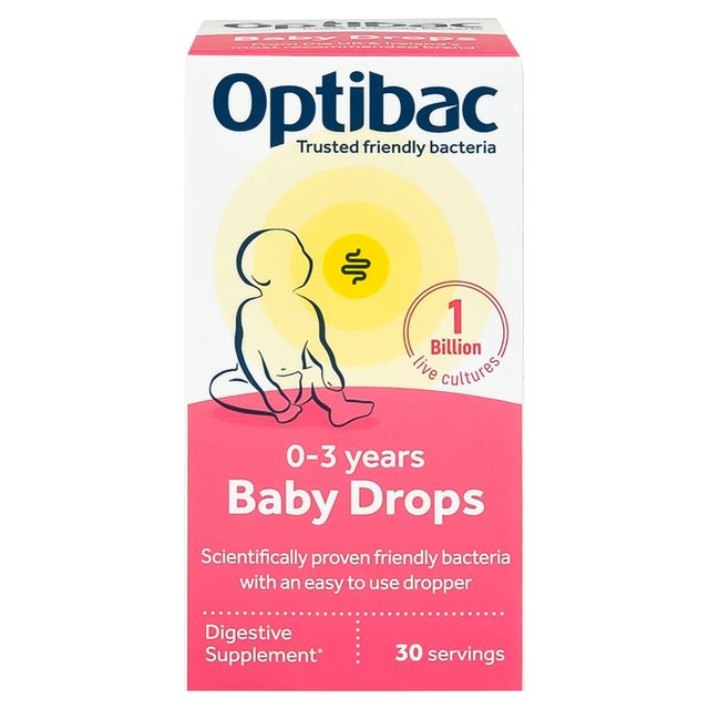 Optibac Probiotics Baby Drops 30 Servings   10ml