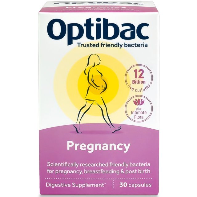 OptiBac Probiotics Pregnancy Digestive Supplement Capsules    30 per pack GOODS M&S   