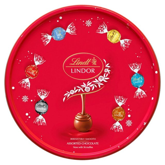 Lindt Lindor Selection Tin   450g GOODS M&S   