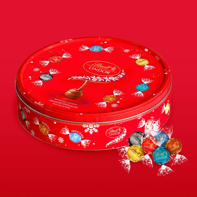 Lindt Lindor Selection Tin   450g GOODS M&S   